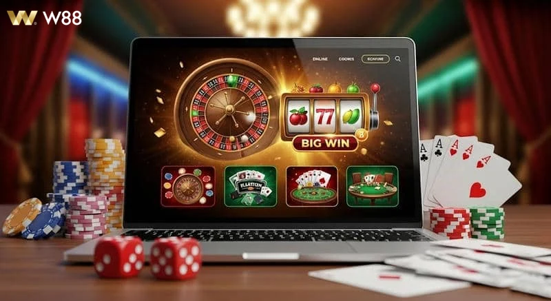 Mô tả khuyến mãi hoàn trả cho người chơi casino W88