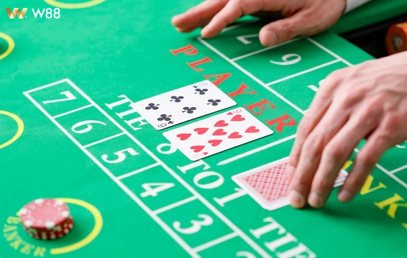 Người chơi trải nghiệm Baccarat W88 trên thiết bị di động